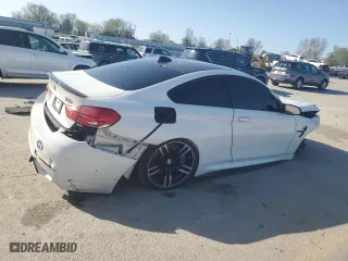 2016 BMW M4 with VIN WBS3R9C53GK336943, listed as a Copart auction lot 52157535 with 103,850 mi miles and Salvage Title. Bid and sale history available at carsss.com. Image 3.