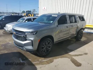 2023 Chevrolet Suburban LT with VIN 1GNSCCKD5PR323104, listed as a Copart auction lot 82543704 with 25,738 mi miles and Salvage Title. Bid and sale history available at DreamBid. Image 1.