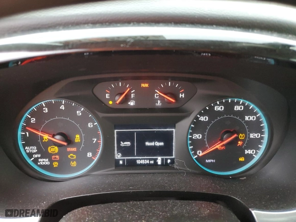 2021 Chevrolet Traverse LS with VIN 1GNEVFKW7MJ169211, listed as a Copart auction lot 43539175 with 104,534 mi miles and Salvage Title. Bid and sale history available at carsss.com. Image 9.