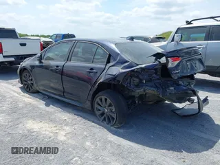 2023 Toyota Corolla SE with VIN 5YFS4MCE0PP141386, listed as a IAAI auction lot 40439078 with 25,000 mi miles and . Bid and sale history available at DreamBid. Image 3.