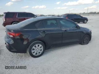 2021 Kia Rio LX with VIN 3KPA24AD7ME417409, listed as a Copart auction lot 47613345 with 100,196 mi miles and Salvage Title. Bid and sale history available at DreamBid. Image 3.