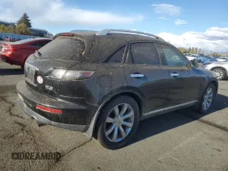 2006 Infiniti FX35 with VIN JNRAS08U96X100023, listed as a Copart auction lot 77657864 with 229,372 mi miles and Clean Title. Bid and sale history available at carsss.com. Image 3.