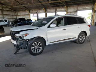 2014 Infiniti QX60 with VIN 5N1AL0MM6EC507768, listed as a Copart auction lot 64648255 with 131,395 mi miles and Salvage title. Bid and sale history available at DreamBid. Image 1.