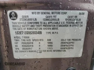 2008 Saab 9-7X Linear z VIN 5S3ET13S882803455, wystawiony jako Copart lot #46285984 z przebiegiem 172 402 mil mil oraz Szkoda całkowita • Salvage title. Historia ofert i sprzedaży dostępna na DreamBid. Obrazek 12.