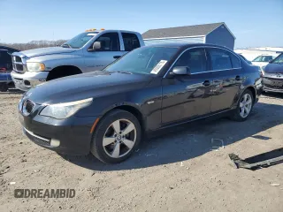 2008 BMW 5 Series 528xi with VIN WBANV13598CZ56735, listed as a Copart auction lot 49085115 with 183,027 mi miles and Clean Title. Bid and sale history available at carsss.com. Image 1.