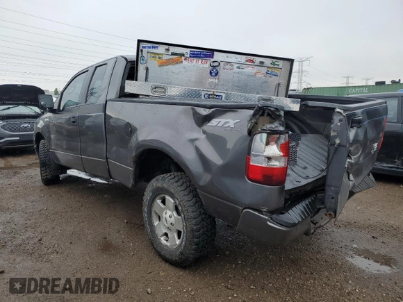 2006 Ford F-150 STX with VIN 1FTRX14W06NA26827, listed as a Copart auction lot 54940365 with 171,077 mi miles and Salvage title. Bid and sale history available at DreamBid. Image 2.