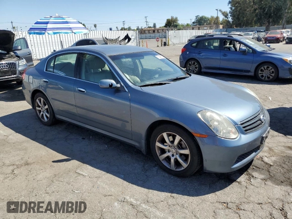 2006 Infiniti G35 with VIN JNKCV51E16M505714, listed as a Copart auction lot 70268654 with 75,549 mi miles and Salvage Title. Bid and sale history available at DreamBid. Image 4.