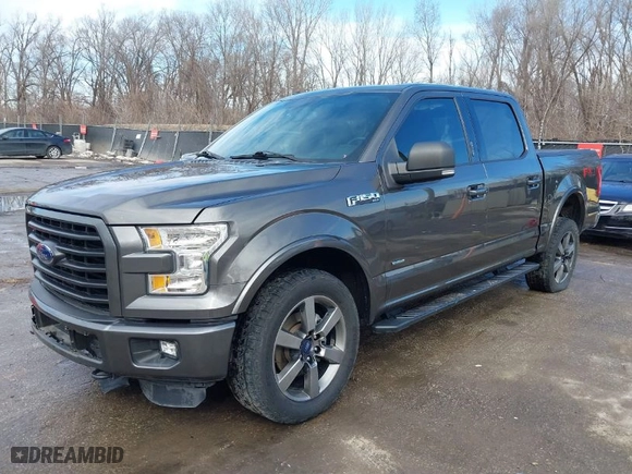 2017 Ford F-150 XL with VIN 1FTEW1EG1HKD41441, listed as a IAAI auction lot 41644844 with 138,282 mi miles. Bid and sale history available at carsss.com. Image 2.