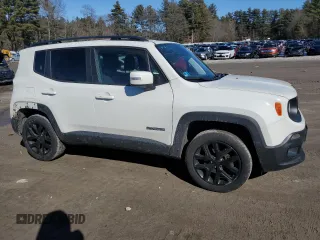 2018 Jeep Renegade Latitude with VIN ZACCJBBB8JPG87504, listed as a Copart auction lot 46987565 with 124,822 mi miles and Salvage Title. Bid and sale history available at carsss.com. Image 4.