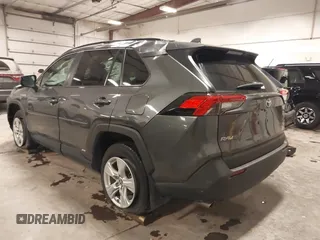 2021 Toyota RAV4 Hybrid LE with VIN 4T3LWRFV7MU043786, listed as a IAAI auction lot 41063021 with 60,430 mi miles. Bid and sale history available at carsss.com. Image 3.