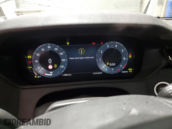 2025 Land Rover Range Rover Velar Dynamic SE with VIN SALYL2EX9SA809949, listed as a Copart auction lot 47476955 with 3,804 mi miles and Salvage title. Bid and sale history available at DreamBid. Image 9.