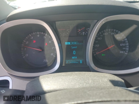 2013 Chevrolet Equinox LT with VIN 2GNALDEK6D6400971, listed as a Copart auction lot 53633555 with 142,694 mi miles and Salvage Title. Bid and sale history available at carsss.com. Image 9.