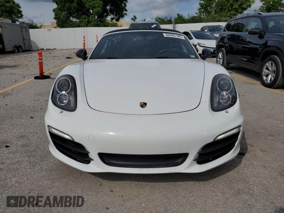 2014 Porsche Boxster S with VIN WP0CB2A85ES140936, listed as a Copart auction lot 60685185 with 64,359 mi miles and Salvage title. Bid and sale history available at DreamBid. Image 5.