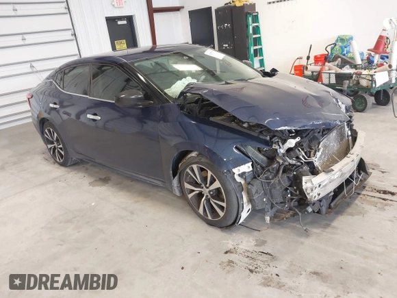 2017 Nissan Maxima SV with VIN 1N4AA6AP1HC455391, listed as a IAAI auction lot 41387377 with 107,905 mi miles and . Bid and sale history available at DreamBid. Image 1.