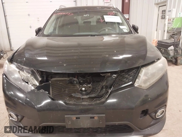 2016 Nissan Rogue SV with VIN 5N1AT2MV3GC876787, listed as a IAAI auction lot 41869337 with 189,375 mi miles. Bid and sale history available at carsss.com. Image 6.