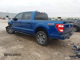 2023 Ford F-150 XL with VIN 1FTEW1EP6PKD00320, listed as a IAAI auction lot 41562733 with 19,468 mi miles. Bid and sale history available at carsss.com. Image 3.