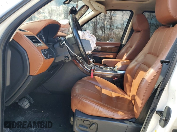 2010 Land Rover Range Rover Sport HSE LUX with VIN SALSK2D40AA233196, listed as a Copart auction lot 50667415 with 121,382 mi miles and Salvage Title. Bid and sale history available at carsss.com. Image 7.