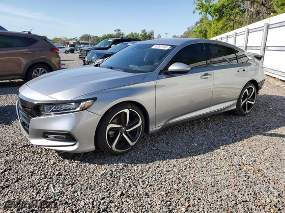 2020 Honda Accord Sedan Sport with VIN 1HGCV1F37LA084100, listed as a Copart auction lot 50262135 with 90,639 mi miles and Non Repairable. Bid and sale history available at carsss.com. Image 1.