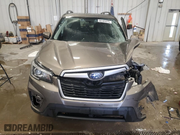 2019 Subaru Forester Premium with VIN JF2SKAGC6KH477921, listed as a Copart auction lot 48183475 with 0 mi miles and Non Repairable. Bid and sale history available at carsss.com. Image 5.