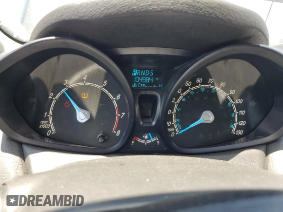 2014 Ford Fiesta S with VIN 3FADP4AJXEM128218, listed as a Copart auction lot 58033785 with 104,984 mi miles and Salvage title. Bid and sale history available at DreamBid. Image 9.