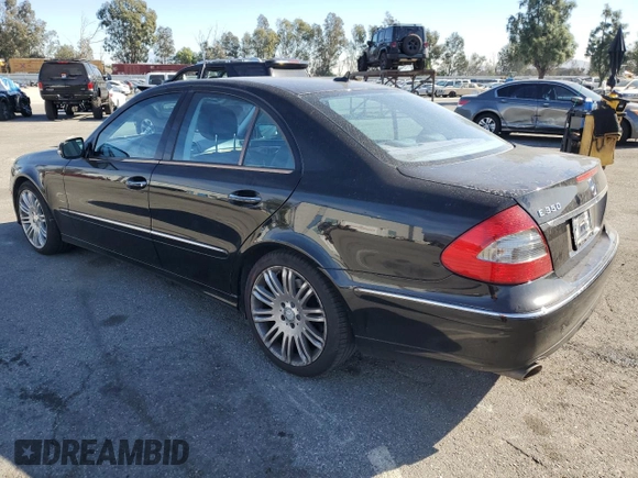 2008 Mercedes-Benz E-Class Luxury 3.5L with VIN WDBUF56X98B249218, listed as a Copart auction lot 84725004 with 186,654 mi miles and Salvage Title. Bid and sale history available at carsss.com. Image 2.