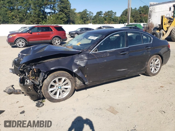 2015 BMW 5 Series 528i xDrive with VIN WBA5A7C55FD620599, listed as a Copart auction lot 74997904 with 119,474 mi miles and Salvage title. Bid and sale history available at DreamBid. Image 1.