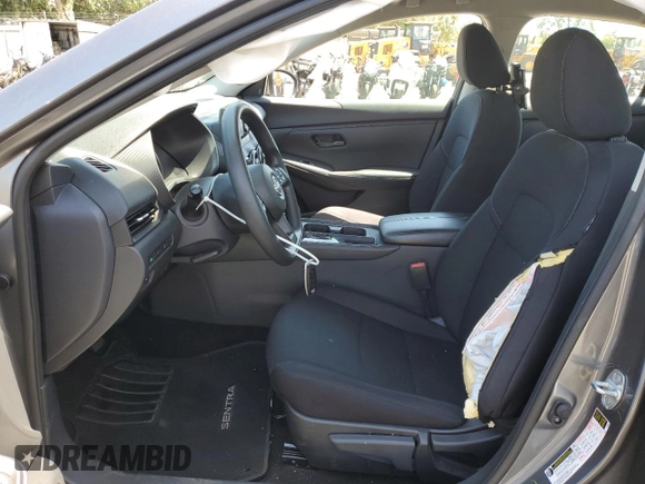 2024 Nissan Sentra S with VIN 3N1AB8BV1RY289613, listed as a Copart auction lot 59392035 with 20,298 mi miles and Salvage title. Bid and sale history available at DreamBid. Image 7.