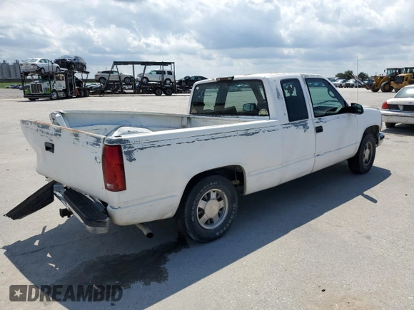 1996 GMC Sierra 1500 with VIN 2GTEC19W8T1520613, listed as a Copart auction lot 70603714 with 356,192 mi miles and Salvage Title. Bid and sale history available at DreamBid. Image 3.
