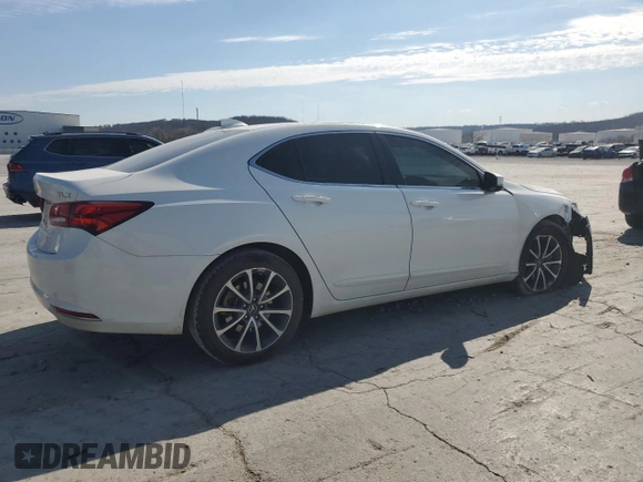 2017 Acura TLX V6 w/Technology Pkg with VIN 19UUB2F56HA005334, listed as a Copart auction lot 50557105 with 92,952 mi miles and Salvage Title. Bid and sale history available at carsss.com. Image 3.