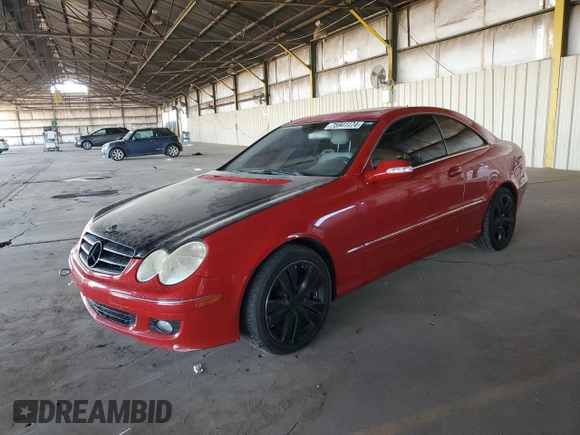 2008 Mercedes-Benz CLK 350 with VIN WDBTJ56H88F238402, listed as a Copart auction lot 75941174 with 125,596 mi miles and Clean Title. Bid and sale history available at DreamBid. Image 1.