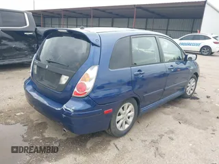 2005 Suzuki Aerio SX with VIN JS2RC61H555303720, listed as a IAAI auction lot 41911707 with 138,286 mi miles and . Bid and sale history available at DreamBid. Image 4.