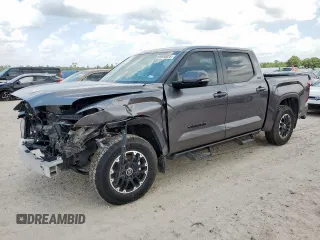 2024 Toyota Tundra SR5 with VIN 5TFLA5AB5RX037623, listed as a Copart auction lot 65630825 with 10,789 mi miles and Salvage title. Bid and sale history available at DreamBid. Image 1.