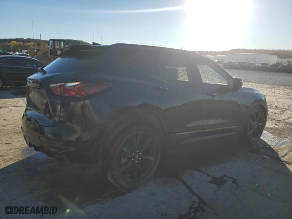 2022 Chevrolet Blazer RS with VIN 3GNKBERS2NS215004, listed as a Copart auction lot 80050614 with 42,417 mi miles and Salvage Title. Bid and sale history available at carsss.com. Image 3.