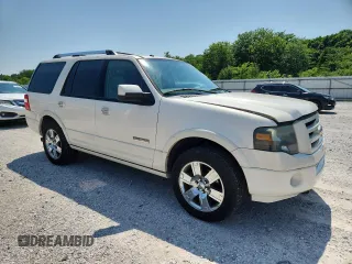 2008 Ford Expedition Limited z VIN 1FMFU205X8LA51775, wystawiony jako Copart lot #60281545 z przebiegiem 157 354 mil mil oraz Szkoda całkowita • Salvage title. Historia ofert i sprzedaży dostępna na DreamBid. Obrazek 4.