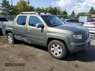 2007 Honda Ridgeline RTL w/Leather with VIN 2HJYK16587H531177, listed as a Copart auction lot 70881344 with 196,938 mi miles and Salvage Title. Bid and sale history available at carsss.com. Image 4.