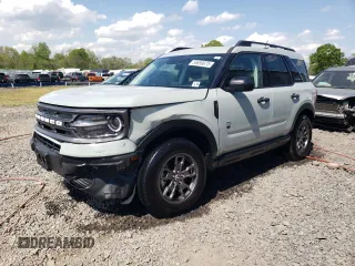 2024 Ford Bronco Sport Big Bend z VIN 3FMCR9B62RRE81435, wystawiony jako Copart lot #55659675 z przebiegiem 9 834 mil mil oraz Szkoda całkowita • Salvage title. Historia ofert i sprzedaży dostępna na DreamBid. Obrazek 1.