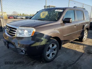 2012 Honda Pilot EX-L with VIN 5FNYF4H5XCB047292, listed as a Copart auction lot 53453475 with 141,092 mi miles and Salvage Title. Bid and sale history available at carsss.com. Image 1.