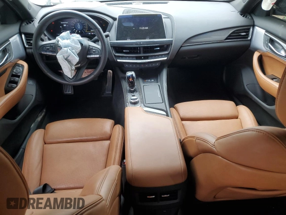 2024 Cadillac CT5 Sport z VIN 1G6DP5RK1R0100462, wystawiony jako Copart lot #47562155 z przebiegiem 12 213 mil mil oraz Szkody całkowita. Historia ofert i sprzedaży dostępna na DreamBid. Obrazek 8.