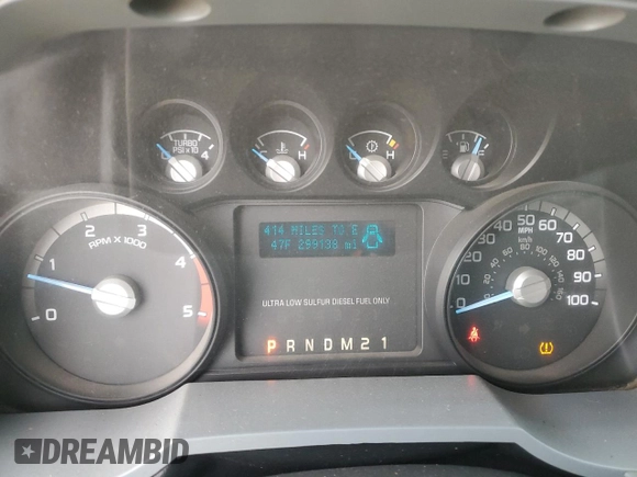 2012 Ford F-250 XL with VIN 1FT7W2AT0CEC01955, listed as a Copart auction lot 44995455 with 299,138 mi miles and Clean title. Bid and sale history available at DreamBid. Image 9.