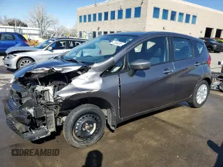 2016 Nissan Note S with VIN 3N1CE2CP2GL375634, listed as a Copart auction lot 47304205 with 83,206 mi miles and Salvage Title. Bid and sale history available at DreamBid. Image 1.