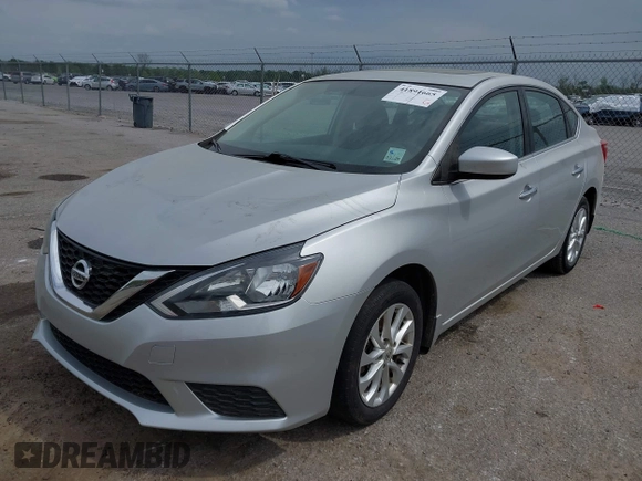 2017 Nissan Sentra SV with VIN 3N1AB7AP7HY384902, listed as a IAAI auction lot 41891665 with 107,439 mi miles and . Bid and sale history available at DreamBid. Image 2.