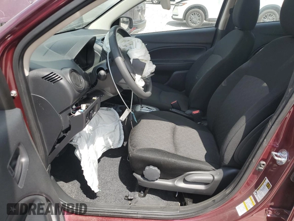 2024 Mitsubishi Mirage ES z VIN ML32AUHJ3RH023266, wystawiony jako Copart lot #51735315 z przebiegiem 539 mil mil oraz Szkoda całkowita • Salvage title. Historia ofert i sprzedaży dostępna na DreamBid. Obrazek 7.