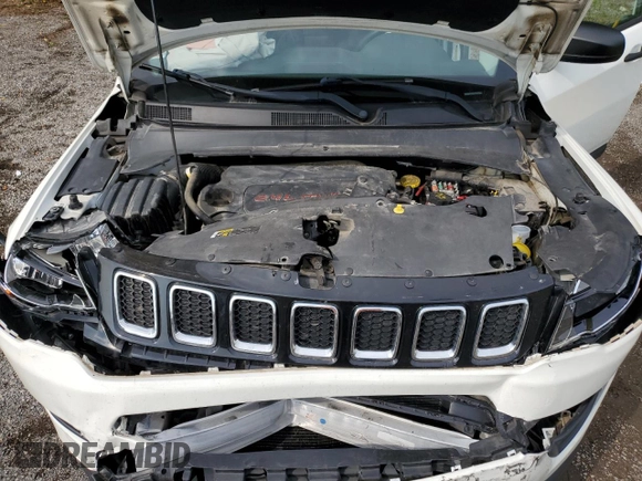 2017 Jeep Compass Sport with VIN 3C4NJCAB6HT632763, listed as a Copart auction lot 69117274 with Not Provided miles and Salvage Title. Bid and sale history available at carsss.com. Image 12.