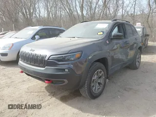2022 Jeep Cherokee Trailhawk with VIN 1C4PJMBX4ND536592, listed as a IAAI auction lot 41792322 with 43,611 mi miles and . Bid and sale history available at DreamBid. Image 17.