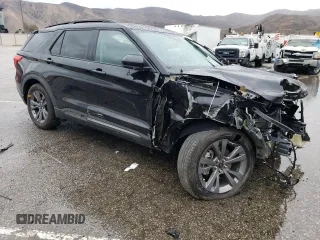 2023 Ford Explorer XLT with VIN 1FMSK7DH1PGA37504, listed as a Copart auction lot 44997995 with 14,899 mi miles and Salvage Title. Bid and sale history available at carsss.com. Image 4.