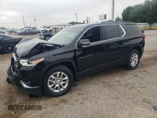 2019 Chevrolet Traverse LT Cloth with VIN 1GNERGKW6KJ219958, listed as a Copart auction lot 59760485 with 79,854 mi miles and Salvage title. Bid and sale history available at DreamBid. Image 1.