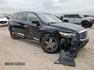 2014 Infiniti QX60 with VIN 5N1AL0MN4EC553141, listed as a Copart auction lot 58720095 with 90,311 mi miles and Salvage title. Bid and sale history available at DreamBid. Image 4.