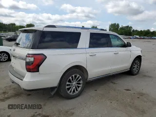 2018 Ford Expedition Max Limited with VIN 1FMJK2AT0JEA67068, listed as a Copart auction lot 58620195 with 79,647 mi miles and Salvage title. Bid and sale history available at DreamBid. Image 3.