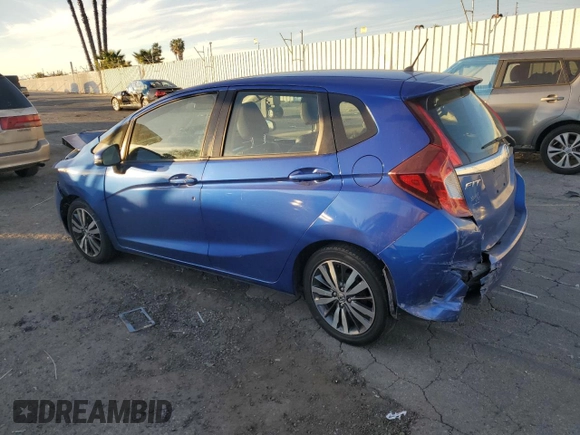 2016 Honda Fit EX-L with VIN 3HGGK5H84GM703545, listed as a Copart auction lot 84183844 with 97,709 mi miles and Salvage title. Bid and sale history available at DreamBid. Image 2.