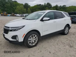 2023 Chevrolet Equinox LT with VIN 3GNAXUEG5PS214411, listed as a Copart auction lot 57263425 with 36,182 mi miles and Salvage title. Bid and sale history available at DreamBid. Image 1.